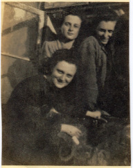 Image: Livia, Cibi and Magda Meller. Early post-war, newly arrived in Israel.